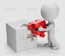 3d small people - main puzzle pr