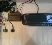oglinda retrovizoare cu display bluetooth senzori de parcare si camera mers in spate caraudiomarket