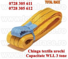 chinga textila gase urechi ridicare 3 tone 90 mm promo