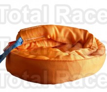 Chinga ridicare textile cu gase urechi tone  capacitati mari portocalie